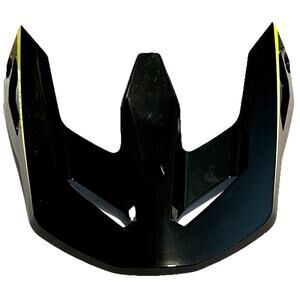 Fox Racing V1 Helmet Visor Flow Black Yellow S/M 36520-019 Replacement